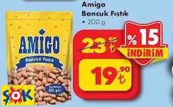 AMİGO BONCUK FISTIK 200 G